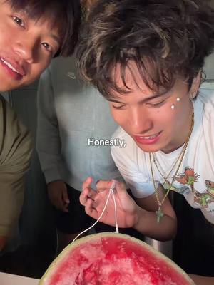 Making VIRAL watermelon ice cream #viral #fruit #icecream #trend #fyp 
