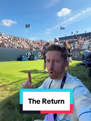 Scottie didn’t want to give it back…#theopen #royalbirkdale #golf 