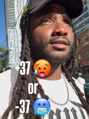Glass half full sora moment. But there’s only one right answer 🤷🏾‍♂️ #toronto #weather 