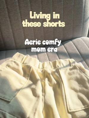 If I like it, I’m going to buy it in another color 🩳😍 Featured: Aerie Go-To Fleece Shorts have been my go-to everyday. As a full time work from home mama of two toddler, I need comfort. I love the no tie waste band and the feel of the shorts are SO soft! 👉🏼Aerie Storefront linked in my bio! @aerie  #summerlook #AerieFav #aerie #AerieRealmakers #AD