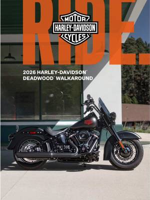@Richard R. Rawlings knows a thing or two about machines with attitude. In this exclusive first look, the @Gas Monkey Garage founder checks out the all-new 2026 Harley-Davidson Deadwood. Denim Black paint, orange tank graphics, black tubeless laced wheels, a smoked and chopped windshield, blacked-out components, a slammed stance, and modern Softail performance give the Deadwood a personality all its own. Watch as Richard walks through the styling, performance, technology, and attitude behind Harley-Davidson's newest cruiser. Explore the 2026 Harley-Davidson Deadwood at link in bio. #HarleyDavidson