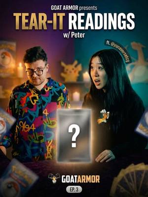 Tear-it w/ Peter ft.​⁠​⁠ @Yuna 🃏 Credits: VANNAM Agency Sonny Sultani  Peter Wear #pokemoncards 