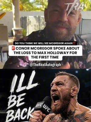 🚨 CONOR MCGREGOR TELLS EVERYONE HE WILL BE BACK #UFC #mma #fights #sports #conor mcgregor