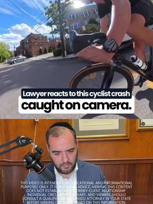 A car pulls out of a side street with a stop sign and hits a bicyclist. Here is the legal reality. You do not get to go until the intersection is free and clear. That means no one nearby who could get hit. That driver did not wait, and a cyclist paid for it. Any reasonable insurance company concedes liability here. If that cyclist is hurt, he has a strong personal injury case. If this happened to you in New York City, you have a case too. We handle car accidents, truck accidents, motorcycle accidents, bicycle accidents, slip and fall, premises liability, and personal injury cases across all 5 boroughs of New York City. Free consultation (516) 531-7833.