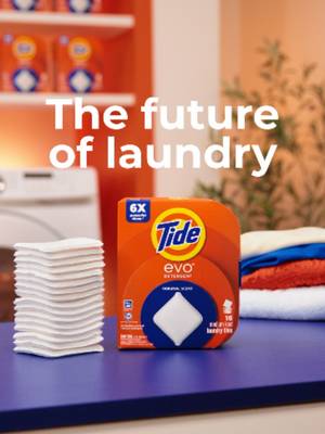 new routine, same trusted clean 🫧 have you tried Tide evo yet? 👀⤵️