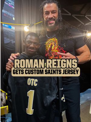 Tribal Chief acknowledged 👆 (🎥 IG/@Roman Reigns)  #romanreigns #WWE #otc #neworleanssaints #wholesome 