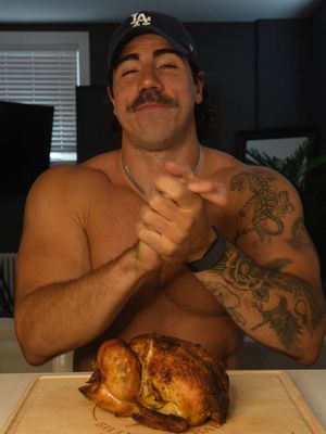 Rotisserie chicken Mukbang 🐥 #mukbang 