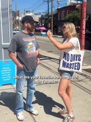 Comment your fav bar down below! And don’t forget to grab DHM for the next time you go out 🙌💜 #toronto #torontobars #torontonightlife #streetinterview #torontotiktok 