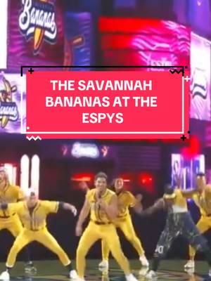 The Savannah Bananas open the stage at The 2026 ESPYS in New York City! 🍌🕺 (🎥:@ESPN)