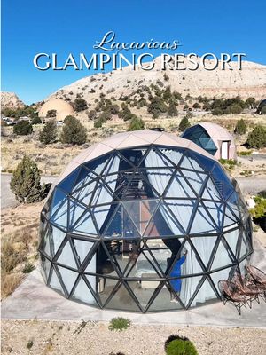 If you’ve been wanting to try glamping, @Clear Sky Resorts should be at the top of your list.  #glamping #travel #fyp #traveltok #aesthetic 