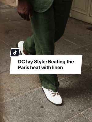 The best way to remain stylish in the extreme heat is to wear lightweight breathable fabrics. That’s exactly what I did in Paris. @Cathcart Palm Linen Suit was the key for me.  @Jacques Soloviere Paris Steve Derby completed the look.  #mensstyletips #linensuit #menswearstyle #vintagestyle #classicman 