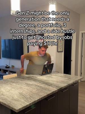 The first and only generation… #degree #genz #jobs #hired 