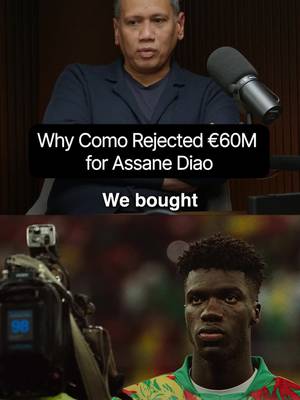 When @comofootball1907 received a €60m offer for Assane Diao, a player they had bought for €12m, the obvious decision seemed to be taking the €48m profit.   They said no.   Martin Baturina cost €18m plus bonuses. Como have already received a €55m offer, but believe his value is closer to €75m.   They are holding again.   Iván Azón was bought for €2m, has already generated €2.6m in loan fees and bonuses, and now has a €10m offer on the table.   President Mirwan Suwarso explains how Como decide when to sell, when to wait and why player trading has become a major part of the club’s business model.   #como1907 #football #transfers #bizofsport
