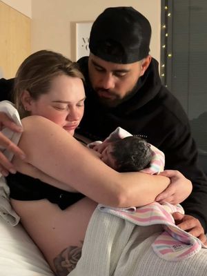 Our journey bringing Arilani into the world 💗  #unmedicatedbirth #firsttimemum #birthblog #labourandbirth 