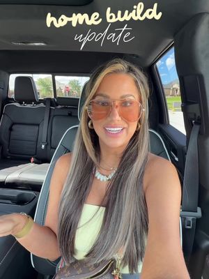 We are finally getting to the good stuff & I can’t wait to share more of the design as it’s install! LMK in the comments what you want to see more of or learn about building a home! ✨   🔗’s to my ootd & my new boujee fan are in my LTK  #newhomebuild #homebuild #customhomes #dreamhomes #wearemoving