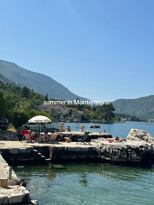 Montenegro summer 🌞⛱️🍉