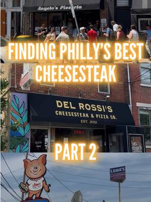 Replying to @Brody C Finding the best cheesesteak in Philadelphia - Part 2 After checking out the city’s most iconic Philly Cheesesteak spots (Pat’s King of Steak, Geno’s Steaks, and Jim’s South Street) I had to try some local favorites. Angelo’s Pizzeria, Del Rossi’s, and John’s Roast Pork are our spots today, which one do you think is best? #philly #phillytiktok #phillycheesesteak #foodreview #foodtiktok