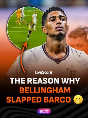 Barco and Bellingham Beef 🥊🏴󠁧󠁢󠁥󠁮󠁧󠁿 The real reason why Bellingham slapped Barco after Argentina beat England at the World Cup has been revealed... #bellingham #barco #england #argentina #worldcup