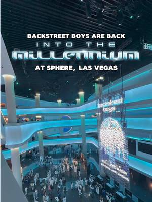 Backstreet’s Back at Sphere Las Vegas! 🩵🌐💙 Tonight marks the opening of the Backstreet Boys Summer 2026 Into the Millennium shows, so I had to bring back my recap from one of the most unforgettable concerts I’ve ever experience!  From the larger than life Sphere visuals to singing “I Want It That Way” with thousands of BSB fans, this was pure Millennium nostalgia from start to finish! 🤩🎤🎶 Who’s seeing the Backstreet Boys at the Sphere this summer?  #backstreetboys #vegassphere #bsbvegas #bsbfans #bsbarmy @Sphere 