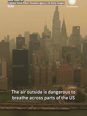 Canadian wildfire smoke is creating dangerous air quality. In cities like New York City, spending the day breathing the air is like smoking about seven cigarettes.