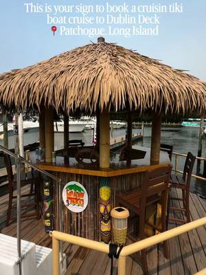 Hey Cousins!  This is your sign to book that #tikiboat cruise on @crusintikismarathon in #patchogue #longisland and ride it right to @dublindecktikibar for delicious #appetizers and of a ton of delicious drinks (even frozen ones) and more ! This is #longislandny fun like you’ve never had! 🎉🌺🍹