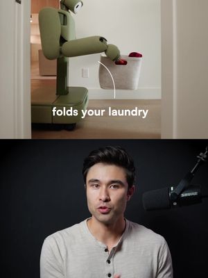 Do you want this guy rolling around your home? Maybe if it does laundry… Weave Robotics, a San Francisco startup backed by Y Combinator, has launched Isaac 1, a home robot designed to tackle laundry and light tidying. Rather than following the humanoid trend, Isaac 1 uses a wheeled base and extends from three feet to five foot nine depending on the task, with two articulated arms offering an 80-inch vertical reach.  It's built to autonomously locate dirty clothes, manage hampers, and fold garments, though human teleoperators can step in remotely when it gets stuck. And yes, that means someone may occasionally see inside your home through its cameras.  Priced at $7,999 upfront or $449 a month, it undercuts 1X's Neo by more than half. California deliveries begin this fall. #fyp #robot #techtok 