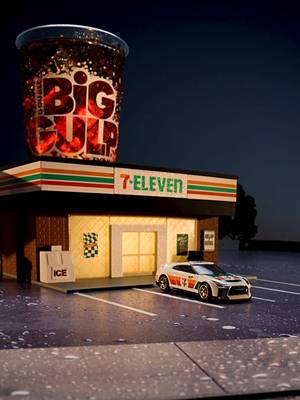 Small car, BiG Gulp.🔥  The 7-ELEVEn x Hot Wheels 2017 Nissan GT-R (R35) diecast and exclusive merch collab just dropped at participating 7-ELEVEn stores and on 7Collection.com.    Stay tuned for something BiG that’s just around the corner👀  #CarsOf7ELEVEn #711HotWheels #GTR #R35 @Hot Wheels @nissan 