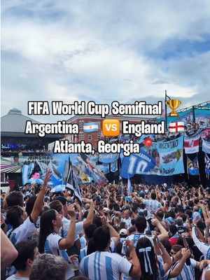 @FIFA World Cup Semifinal 🏆⚽️ @afaseleccion 🇦🇷 🆚 @England 🏴󠁧󠁢󠁥󠁮󠁧󠁿 @FIFA Atlanta📍 • • • #WeAre26 #FIFAWorldCup #Atlanta #Argentina #AFA 