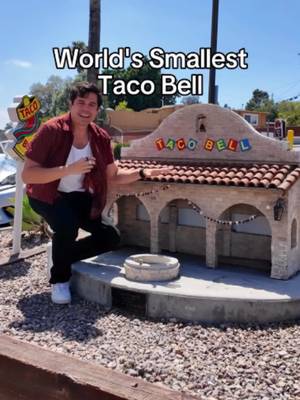 Worlds Smallest Taco Bell location in San Diego #food #tacobell #Foodie