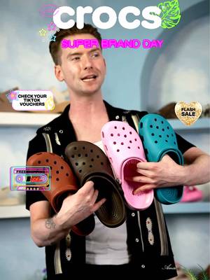 We are LIVEEEEEE! Make sure to click on our profile and join for some insane deals!!!! Classic Clogs with these prices will never be seeen 🤯🤯🤯🤯🤯🤯 #CrocsUK #CrocsSuperBrandDay #fyp #tiktokmademebuylt #crocs 