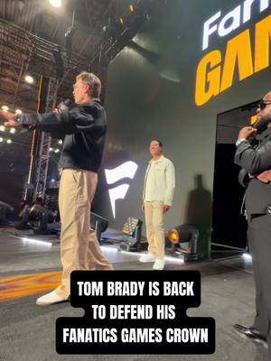 Brady’s coming for the $1M prize 👀 Fanatics Games returns at Fanatics Fest. Don’t miss it - stream every moment at the link in bio. 