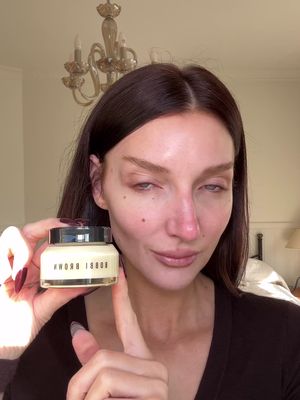 Tested the viral @Bobbi Brown Vitamin Enriched Face Base+ on one side of my face. the difference speaks for itself…  New Vitamin Enriched Face Base+ formula available now … it's worth the hype.  #bobbibrown #facebaseplus #skinprep #getreadywithme #beautytest