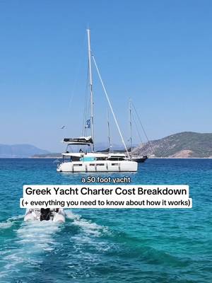 Replying to @Raul Lopez What yacht and catamaran charters cost, how they work and a breakdown of our Greece island trip economics 