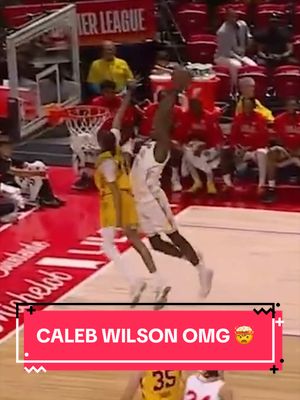 Bulls’ No. 4 pick Caleb Wilson looks like a man among boys in Summer League 😳💥 (via @NBA)