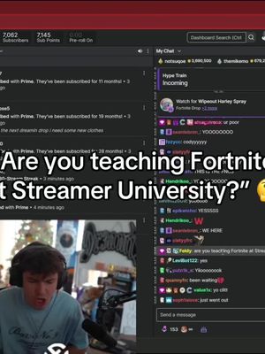 Should I go to Streamer University 🤔 #fyp #fortnite #streameruniversity #kaicenat #clix 