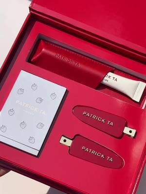 New Patrick Ta summer series - limited edition strawberry shortcake gloss and she left me on red blush (strawberry printed)  #newmakeup #patricktabeauty #redblush #lipglosses #glossylips @Patrick Ta Beauty 