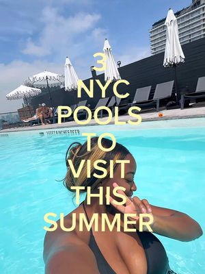 3 NYC Pools to Visit This Summer ☀️👙🗽 Experiences featured:  📍Bathhouse Williamsburg l 📍Coda Williamsburg   📍Margaritaville Times Square   July in NYC is always PEAK for pool season & these hotels offer a pool day pass! Check out the hotel websites or get some deals on resort pass 🌊⛱️ #nycsummer #pools #thingstodoinnyc #poolday #stormrates 