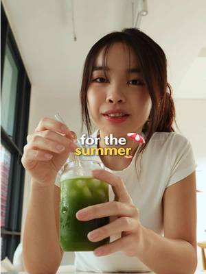 The weather recently is not it! 🔥🥵 But this fizzy apple soda matcha is! 🍎🥤🍵Trust us!!! You have to try it!!! #applesodamatcha #fizzymatcha #summerdrink #icedmatcha #naokimatcha 
