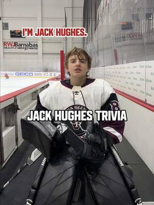 Well, Jack Hughes would know everything about Jack Hughes. #njdevils #NHL #schedulerelease #jackhughes #trivia 