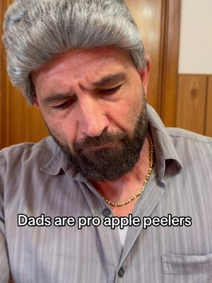 My dad is a pro apple peeler