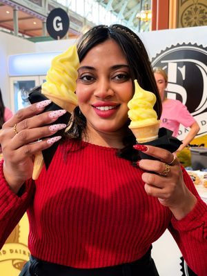 Butter-dipped ice cream & and a chance to win $1,000 prize?This is the Melbourne event you don’t want to miss this weekend. @thelittlefood_market  From 17–19 July, head to @thelittlefood_market inside the Royal Exhibition Building to try @stdaviddairy viral butter-dipped ice cream. The buttery coating sets into a delicate shell around creamy ice cream, making every bite incredibly satisfying. And that’s not all... they’re also running a $1,000 prize giveaway exclusively at the venue, so you’ll want to enter while you’re there!  Whether you’re a dessert lover or just looking for something fun to do this weekend, this is your sign to go. 📍 Royal Exhibition Building, Melbourne 📅 17–19 July ONLY Save this for the weekend, send it to your dessert-loving friend, and don’t miss your chance to try it before it’s gone! [invite]@The Little Food Market 