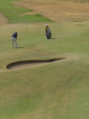 Sam Bairstow with a mega putt on the 4th.  #TheOpen