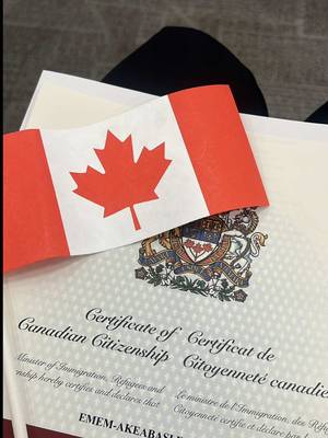 It’s giving upgrade!!! Thank you Jesus! #canadiancitizenship #mycitizenship #fyp #slick 