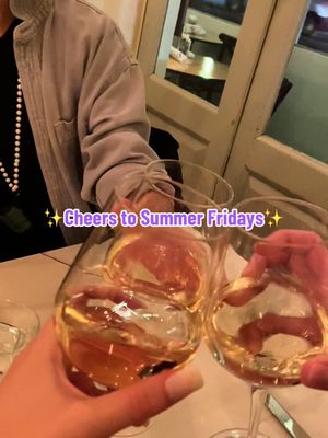 Out of office: ON. ✅ Happy hour: LOADING. ✅ Paying your friend back directly in their bank account: ✅ Happy Summer Friday to all who celebrate. ☀️🍹💜