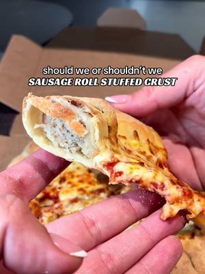 who needs Hot Dog Stuffed Crust… #dominos 