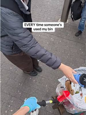 every time someone’s used my bin