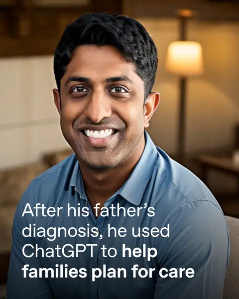 After Sekhar’s father developed frontal lobe dementia, he realized that could be him one day, and he didn’t want his own care to be a future burden for his husband Jim. With help from ChatGPT and Codex, he and founding volunteer Katie Brandt built Foreguard — a free tool that helps families claim public benefits they’re already entitled to, and plan ahead with private insurance including life, disability, and long-term care coverage tailored to their family history. On the planning side, Foreguard shows how even modest budgets of $100 a month can create millions of dollars of day-one financial protection. For Sekhar the goal is simple: help families prepare earlier, with more clarity, before care decisions become urgent. 
