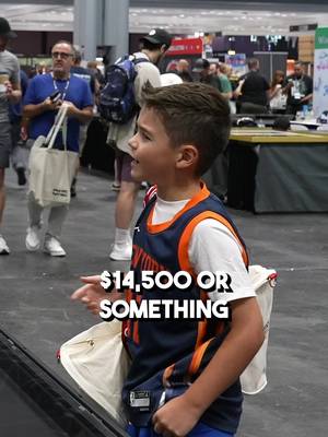 $15,000 Sports Card Negotiation for HUGE MANGA with 10 YEAR OLD COLLECTOR 😳 #sportscards #kingofthekards #cardshow 