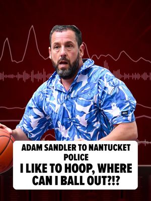 Adam Sandler had a pressing question for the Nantucket Police Department after touching down on the island after officiating Taylor Swift's wedding ... LISTEN👂🤣 🎥: @sportico