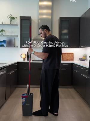 #ad My best piece of floor cleaning advice is to use @O-Cedar H2prO Flat Mop so you can stop mopping with dirty water. 100% separation of dirty and clean water and the dirty water dump proves it. #OCedarPartner
